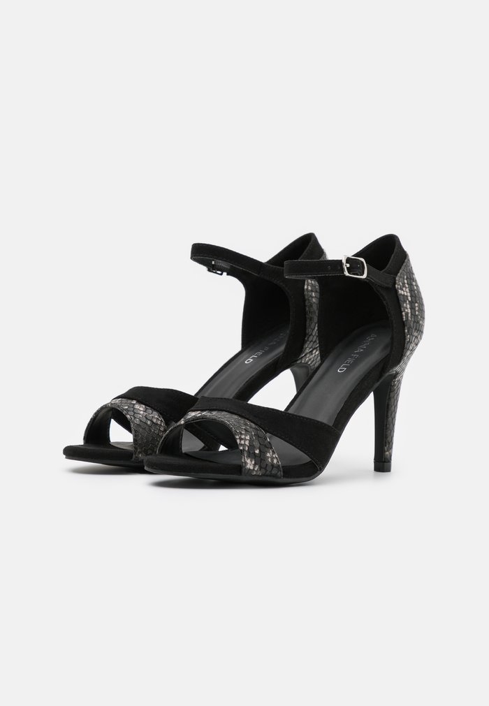 Sandales Anna Field High Noir Femme | FLL-1742504